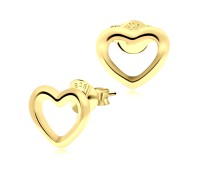 Gold Plated Silver Stud Earring STS-466-GP